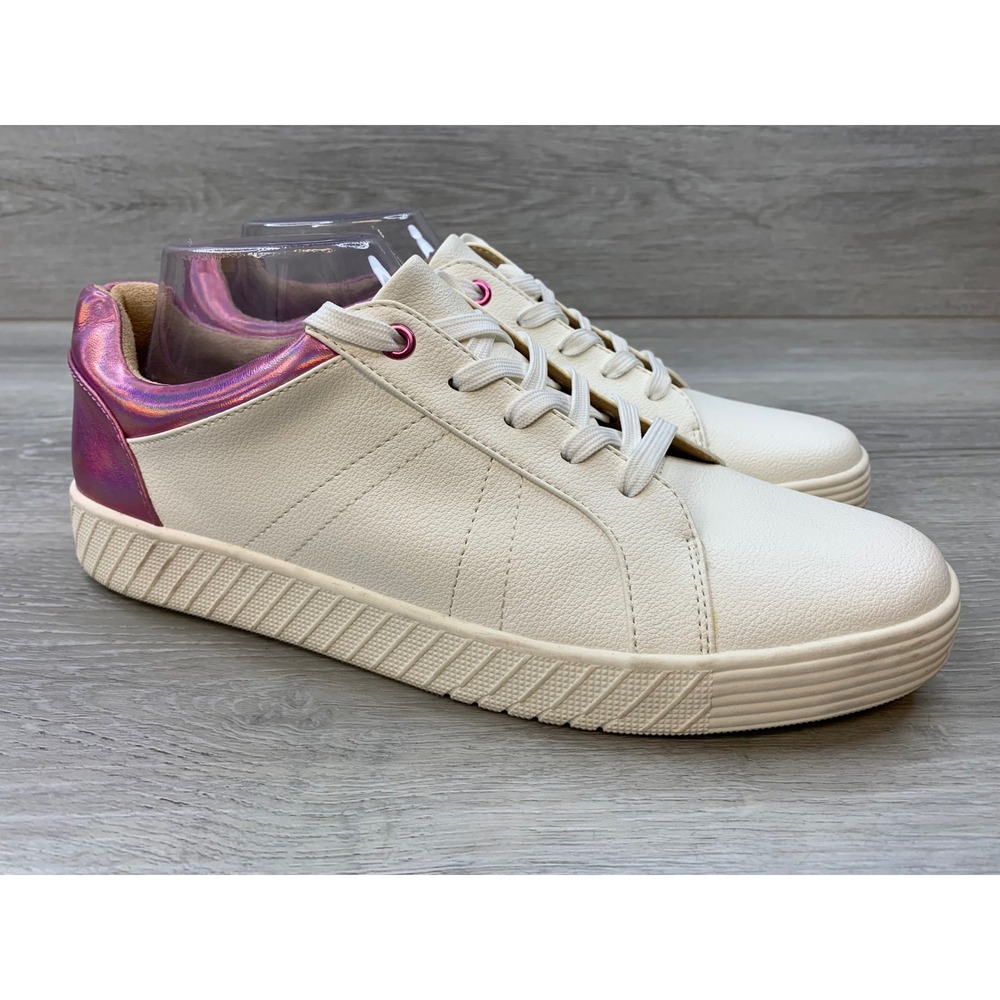 Soul Naturalizer Neela Women's 11 White Iridescent Pink  Sneakers LowTop